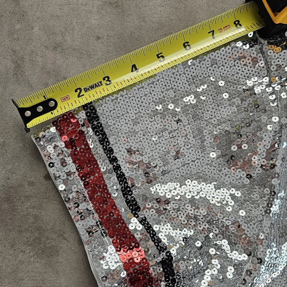 NWT Disney x Forever 21 Silver Sequin Mickey Mouse T-Shirt Mini Dress XL - Picture 12 of 13